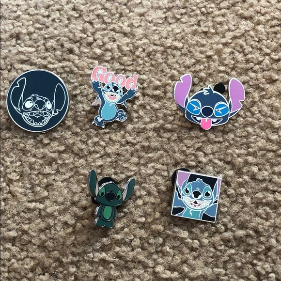 Disney Other - Disney World Parks Pins - Bundle of 5 Stitch Pins